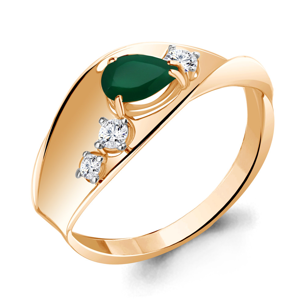 

Кольцо из серебра р. 17,5 AQUAMARINE 6953409А_925_з, 6953409А_925_з