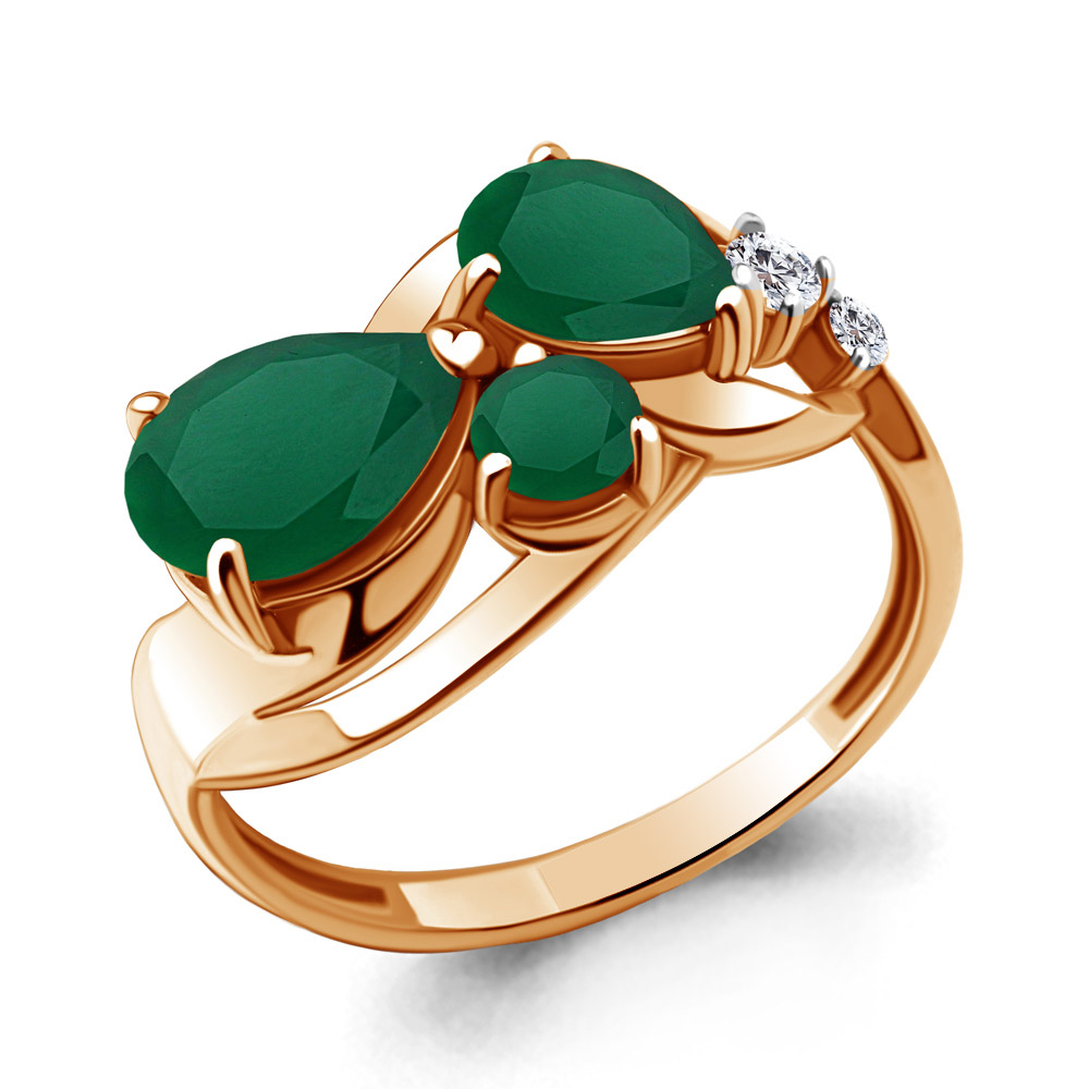 

Кольцо из серебра р. 17,5 AQUAMARINE 6954509А_925_з, 6954509А_925_з