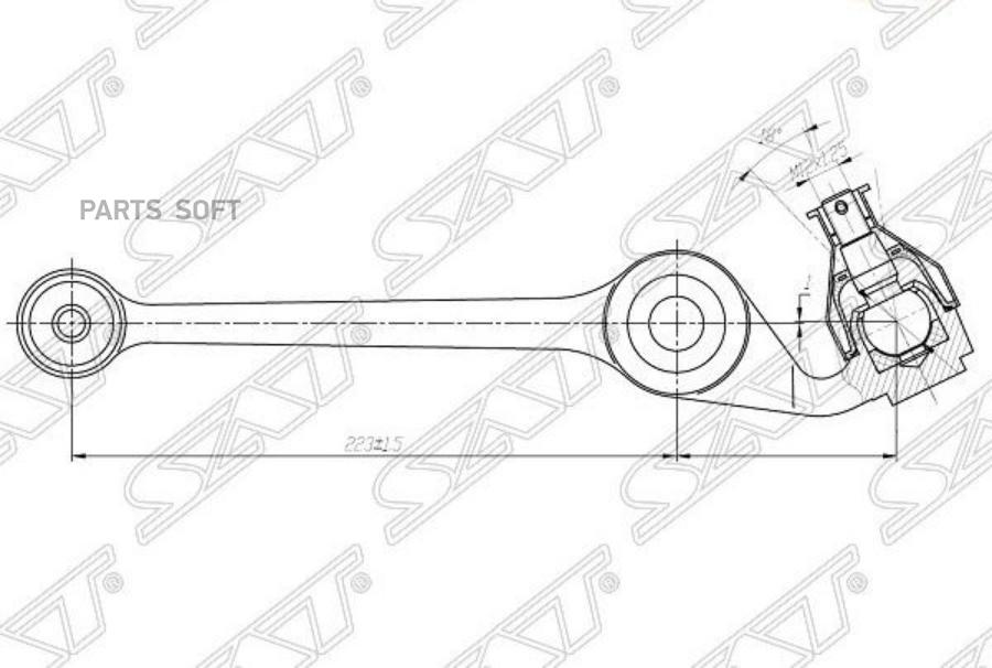 

Рычаг Fr (передний) Нижний Toyota Duet/Daihatsu Storia/Yrv 98- Rh (правый) Sat арт. ST-480