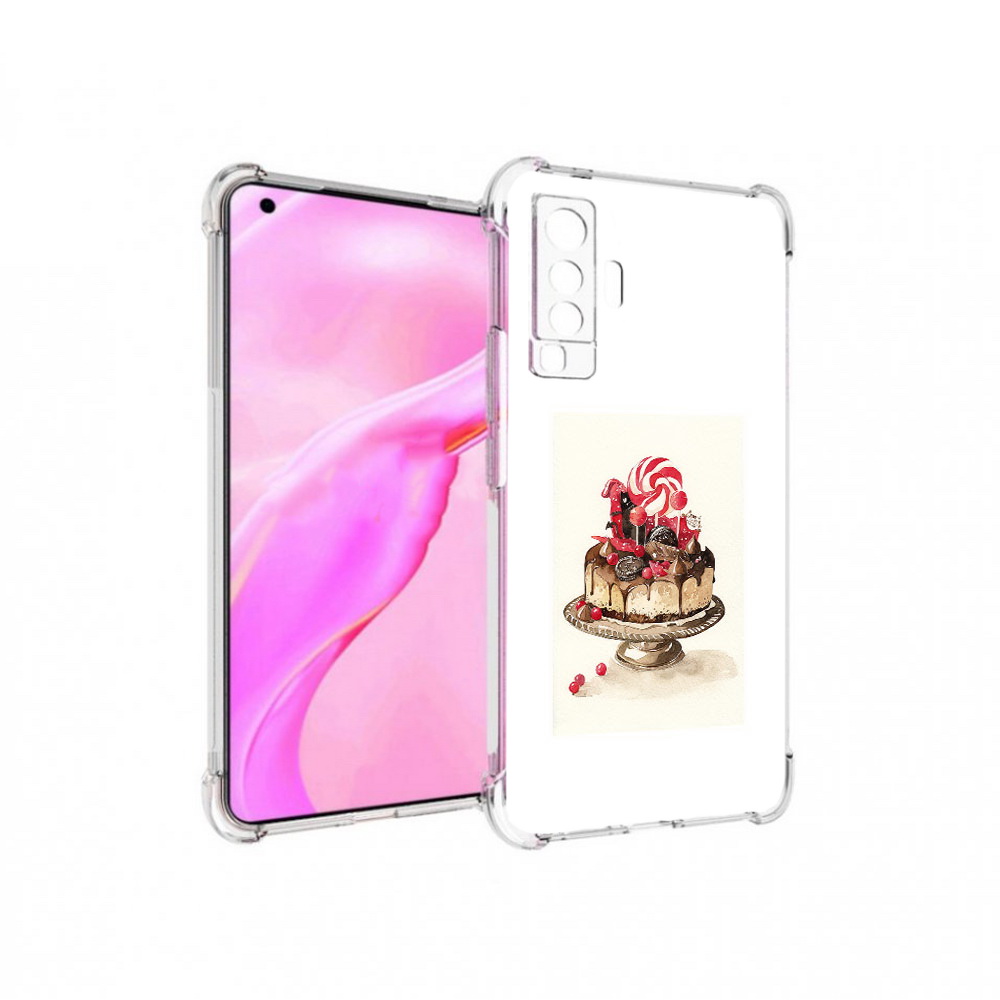

Чехол MyPads Tocco для Vivo X50 вкусный торт (PT226969.391.262), Прозрачный, Tocco
