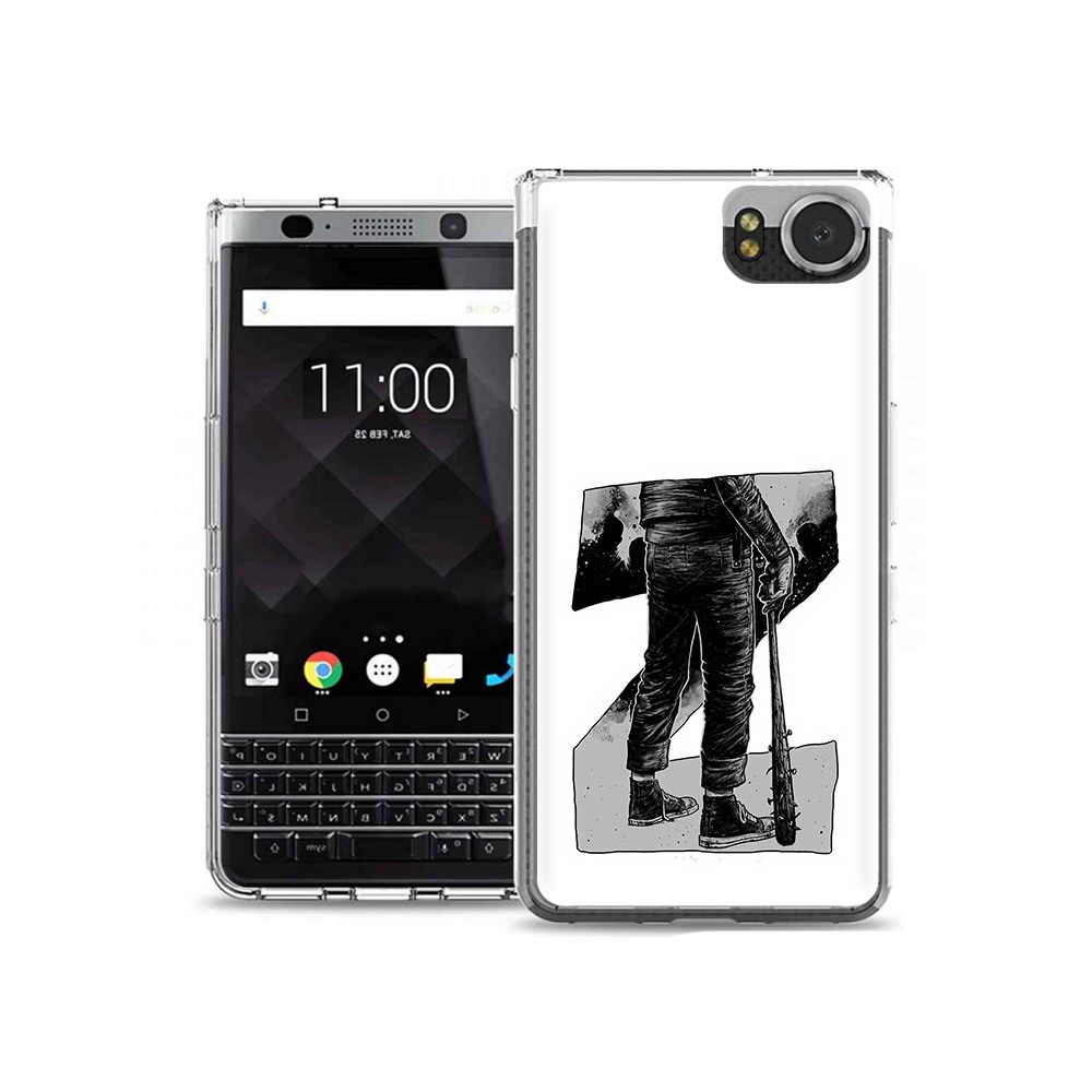 

Чехол MyPads Tocco для BlackBerry KeyOne воин черно белый, Tocco