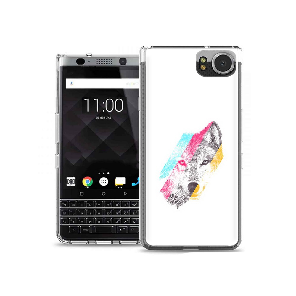 

Чехол MyPads Tocco для BlackBerry KeyOne волк градиент, Tocco