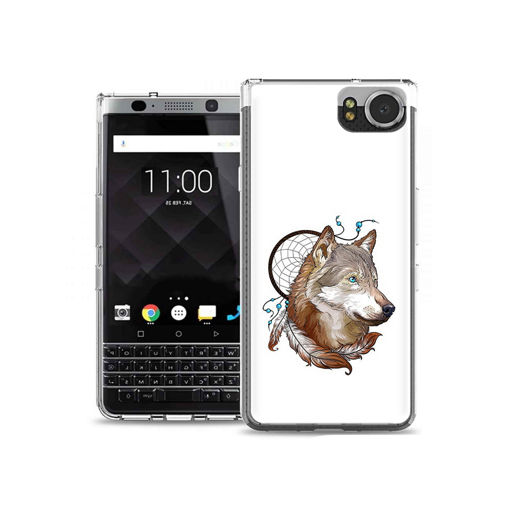 

Чехол MyPads Tocco для BlackBerry KeyOne волк и ловец снов, Tocco