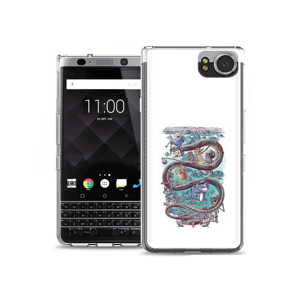 

Чехол MyPads Tocco для BlackBerry KeyOne время приключений страшилка, Tocco