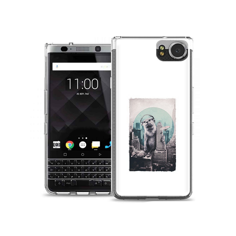 

Чехол MyPads Tocco для BlackBerry KeyOne выдра в городе, Tocco