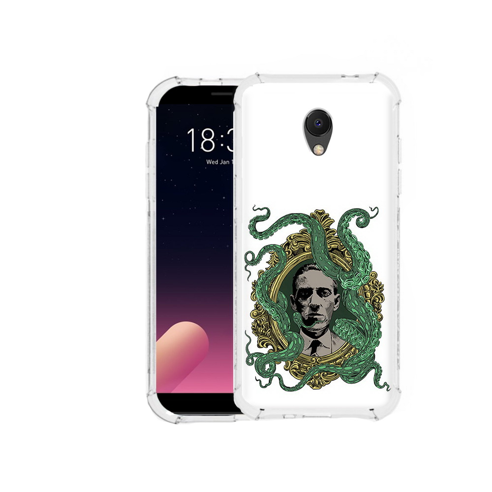 

Чехол MyPads Tocco для Meizu M6S портрет с кракеном, Прозрачный, Tocco