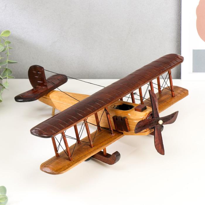 

Сувенир дерево "Ретро. Самолет" МИКС 11,5х35,5х30 см, Коричневый