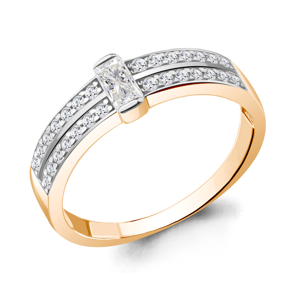

Кольцо из серебра р. 19 AQUAMARINE 67712А_925_з, 67712А_925_з