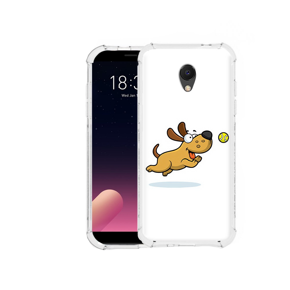 

Чехол MyPads Tocco для Meizu M6S пёсик, Прозрачный, Tocco