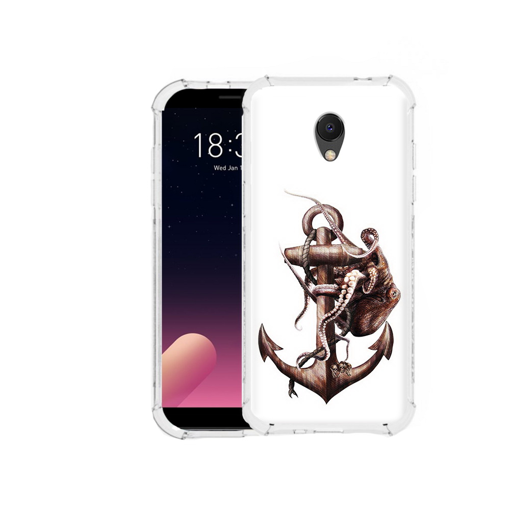

Чехол MyPads Tocco для Meizu M6S ржавый якорь, Прозрачный, Tocco