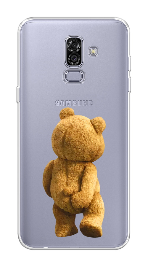 

Чехол на Samsung Galaxy J8 "Медвежья спина", Коричневый;прозрачный, 26550-1