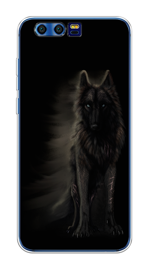 

Чехол на Honor 9 "Туманный волк", Черный, 62450-1
