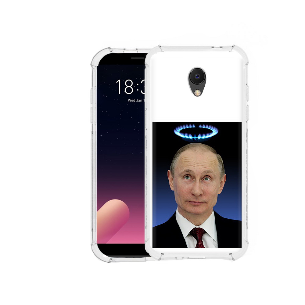 

Чехол MyPads Tocco для Meizu M6S святой газ, Прозрачный, Tocco