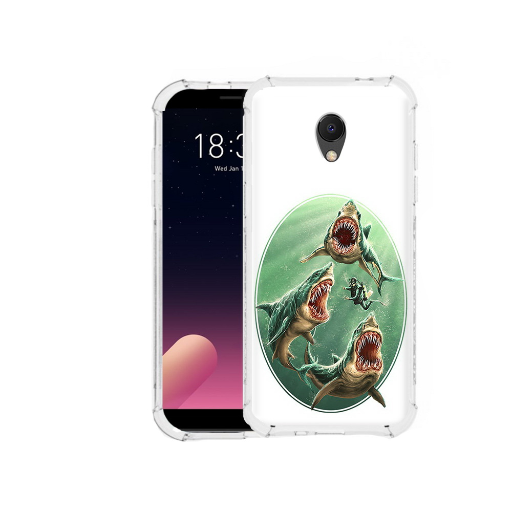 

Чехол MyPads Tocco для Meizu M6S синяя бездна, Прозрачный, Tocco