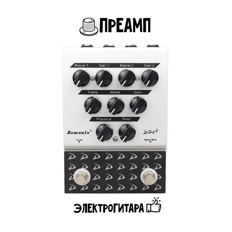 Педаль эффектов DemonFX DH4-2 Preamp / Overdrive