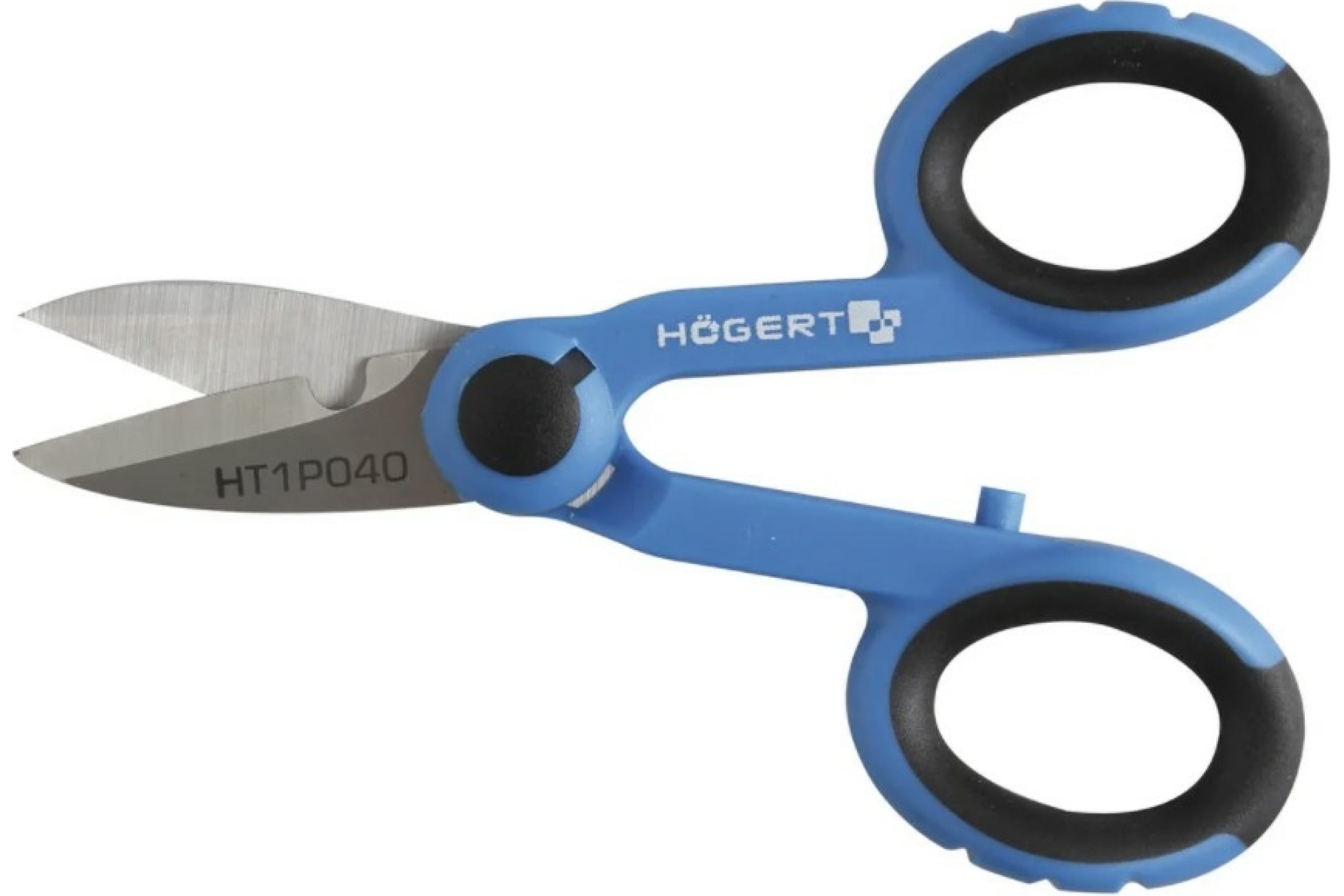 Ножницы электрика HOEGERT TECHNIK усиленные, для проводов HT1P040