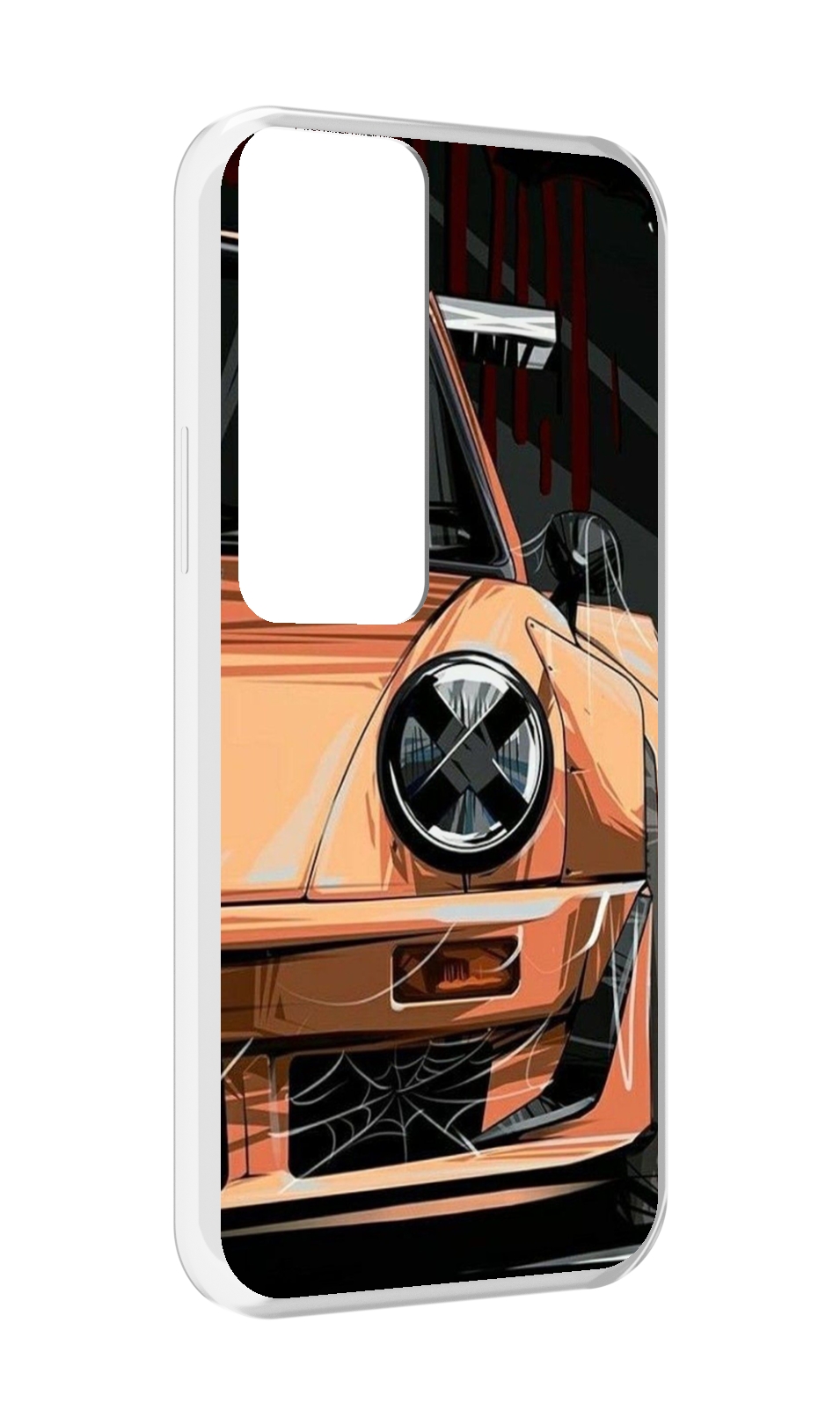 

Чехол MyPads Порш мужской для Tecno Pova Neo 2, Прозрачный, Tocco