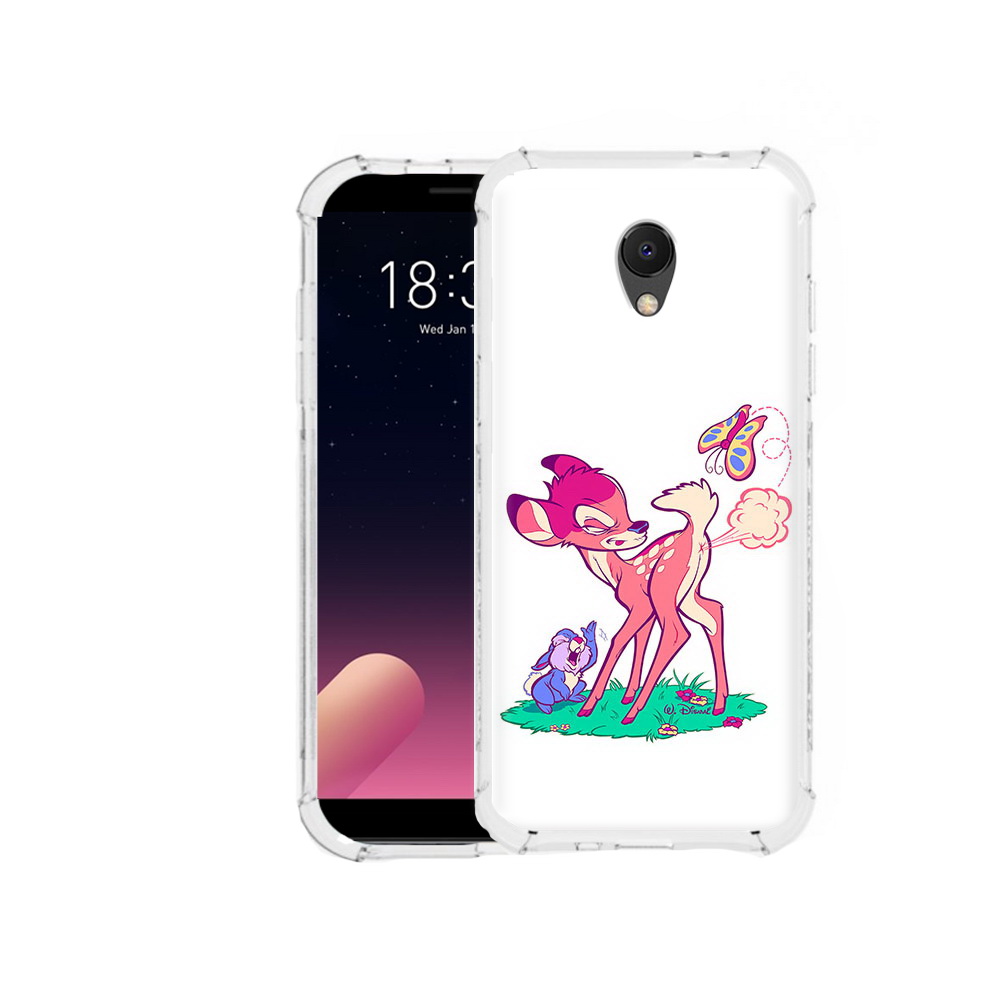 

Чехол MyPads Tocco для Meizu M6S смешной олененок, Прозрачный, Tocco