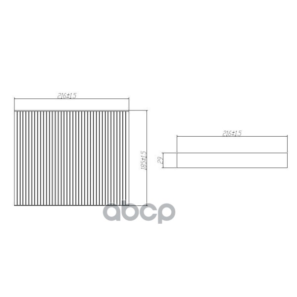 

Фильтр Салонный DOUBLE FORCE арт. DFC10107