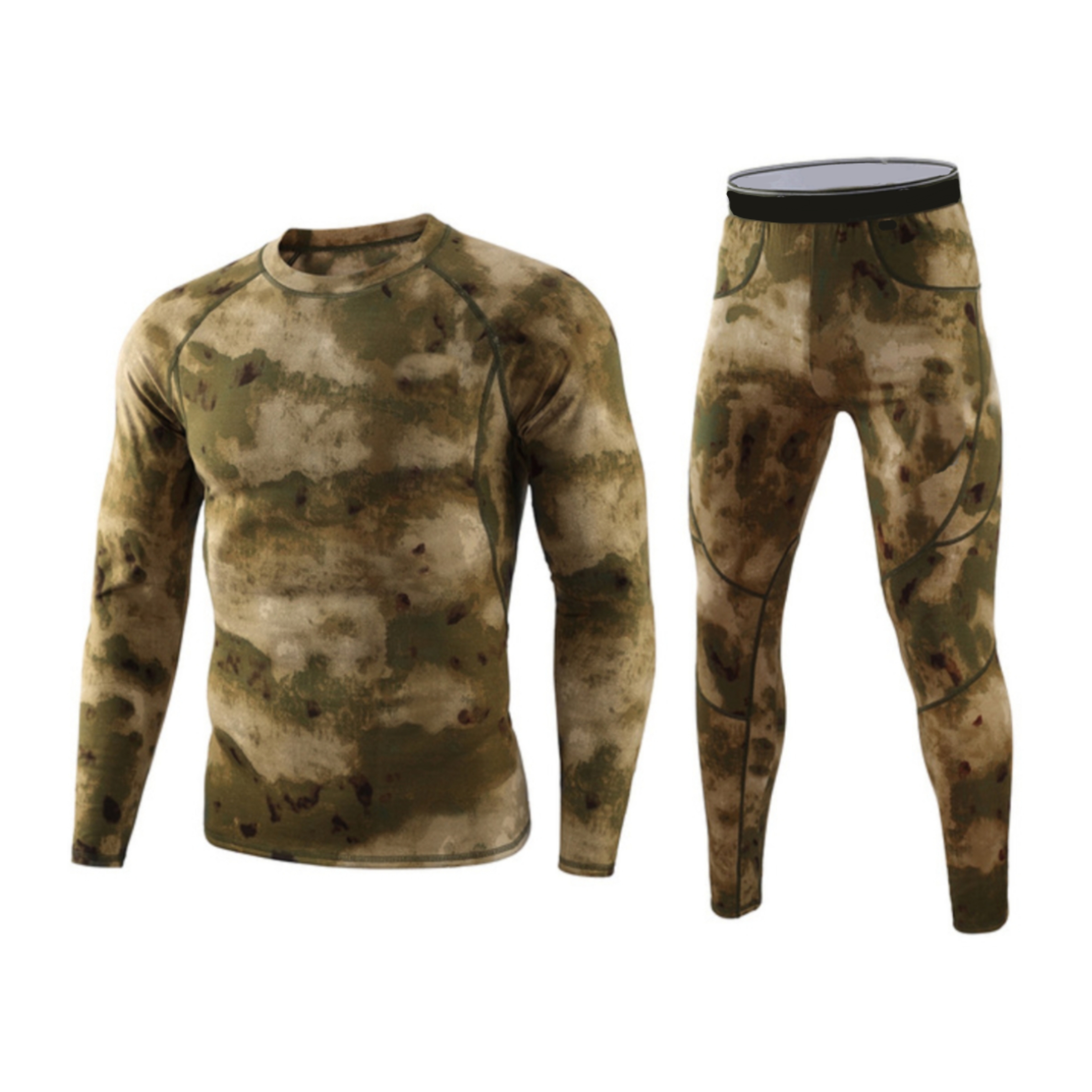 

Комплект термобелья Kamukamu 749502 тактический камуфляж Зеленый Размер 52-54 2XL, 749502