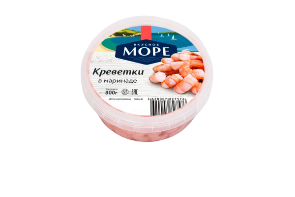 

Креветки Вкусное Море в маринаде 300 г