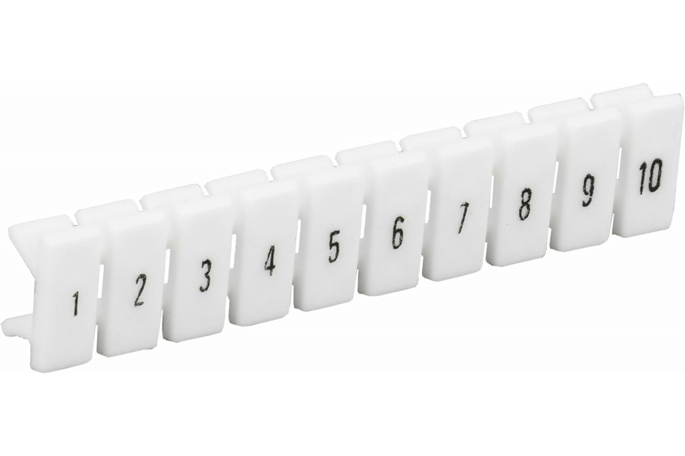 

Маркеры для КПИ-1,5мм2 IEK с нумерацией №№ 1-10 YZN11M-001-K00-10