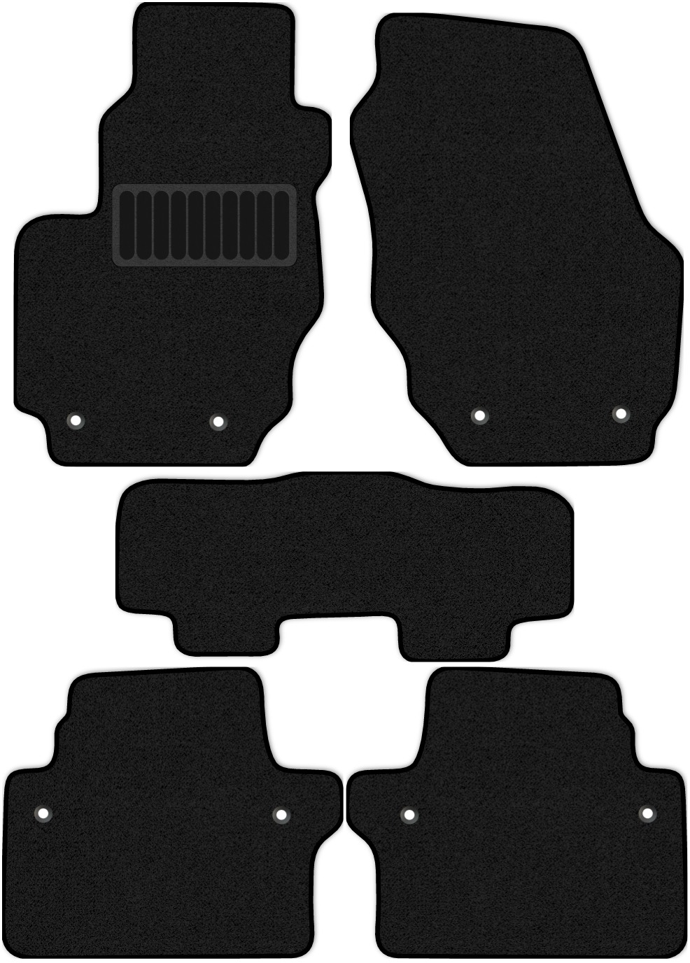 фото Коврики текстильные allmone стандарт для volvo s80 2006 - 2016