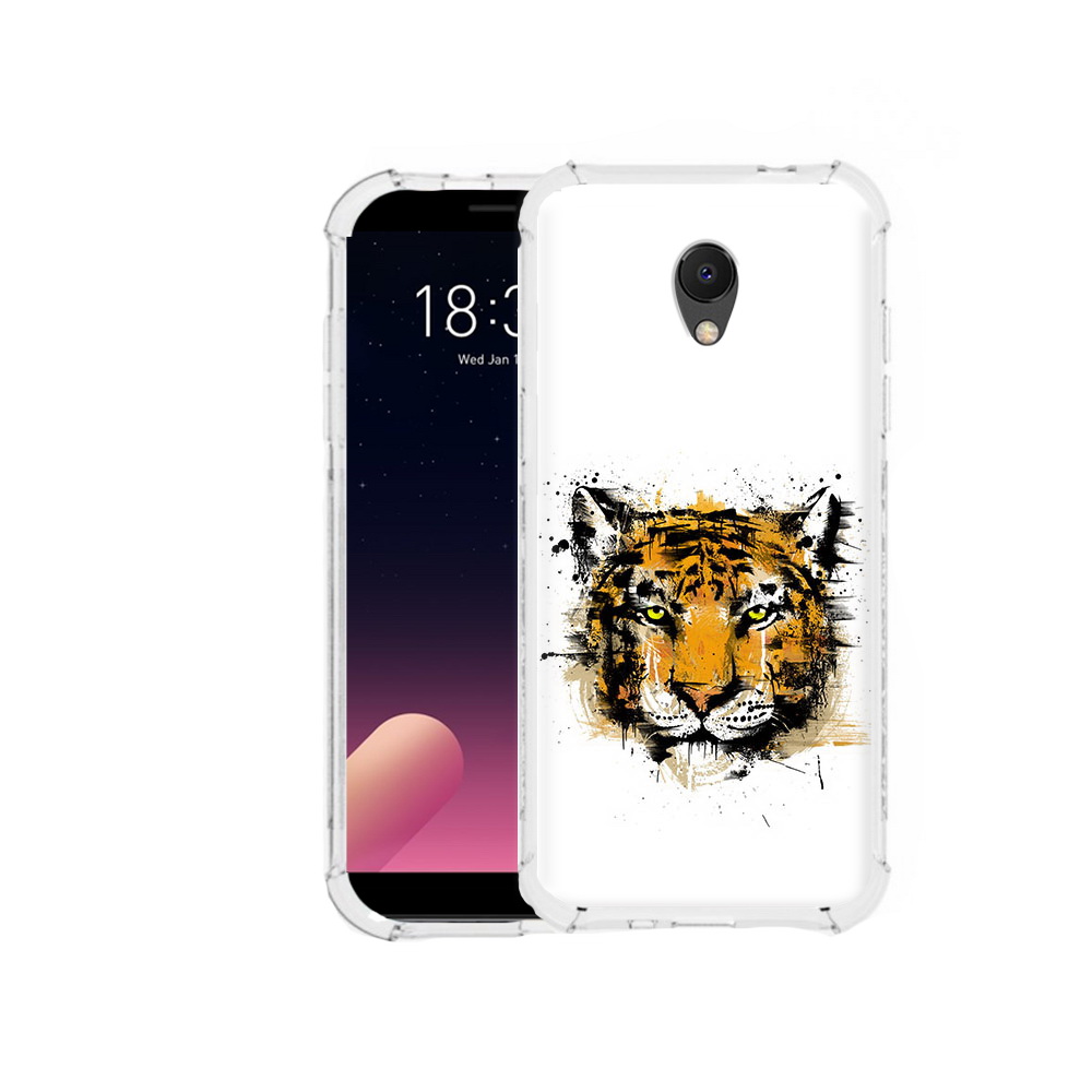 

Чехол MyPads Tocco для Meizu M6S тигруля, Прозрачный, Tocco