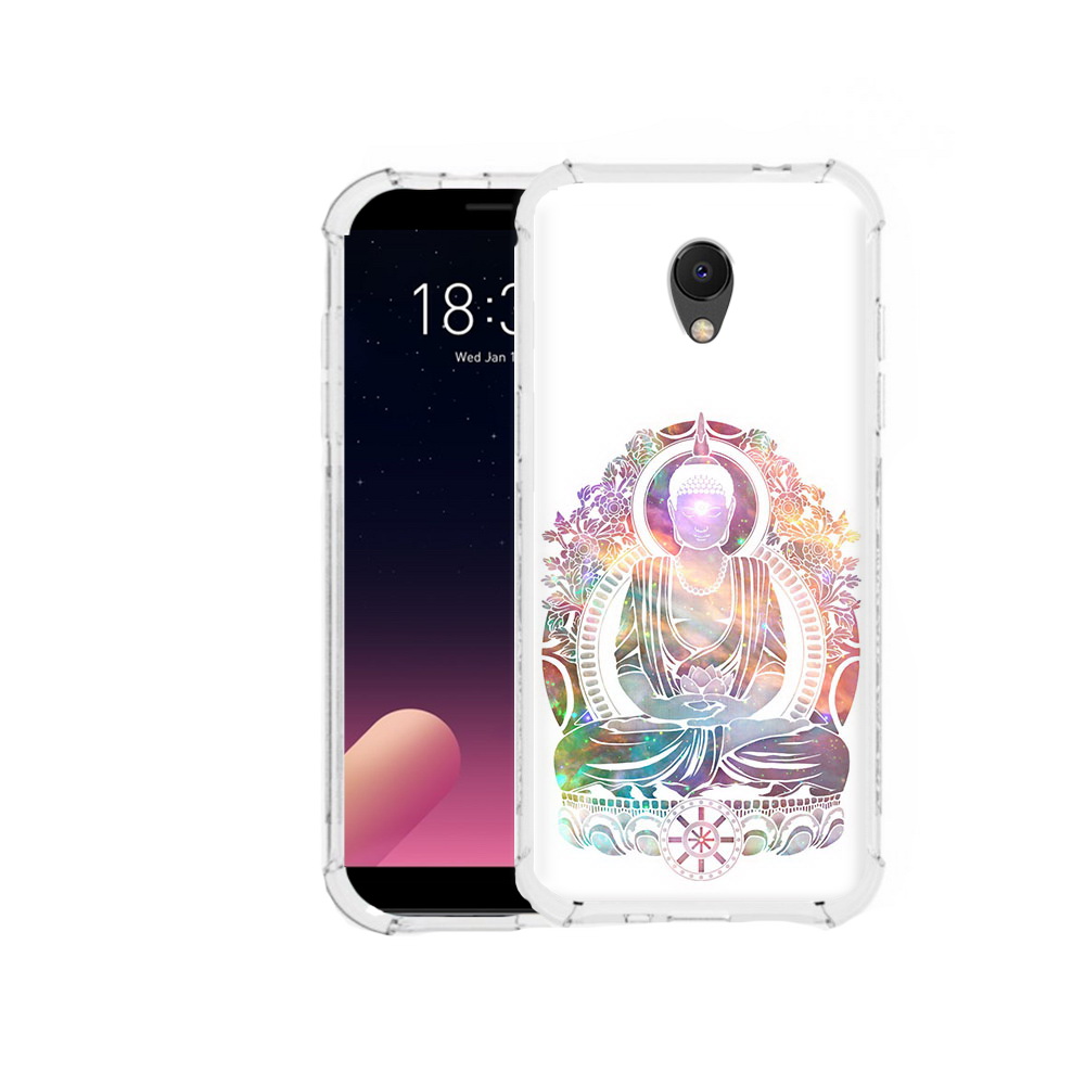 

Чехол MyPads Tocco для Meizu M6S умный мужчина абстракция, Прозрачный, Tocco