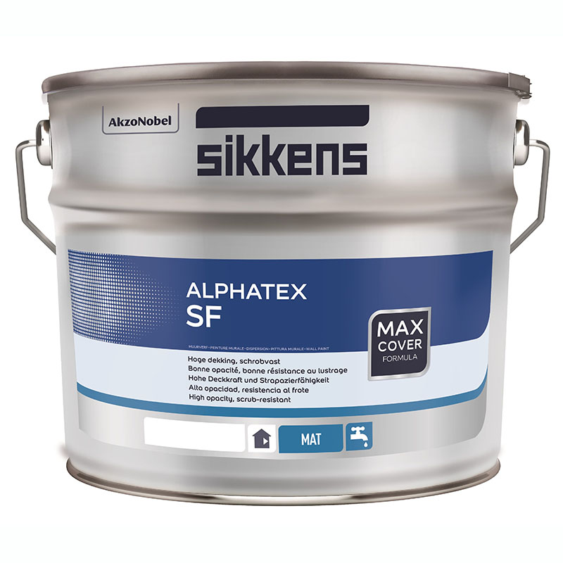 

Краска для стен и потолков Sikkens Alphatex Sf, Alphatex Sf