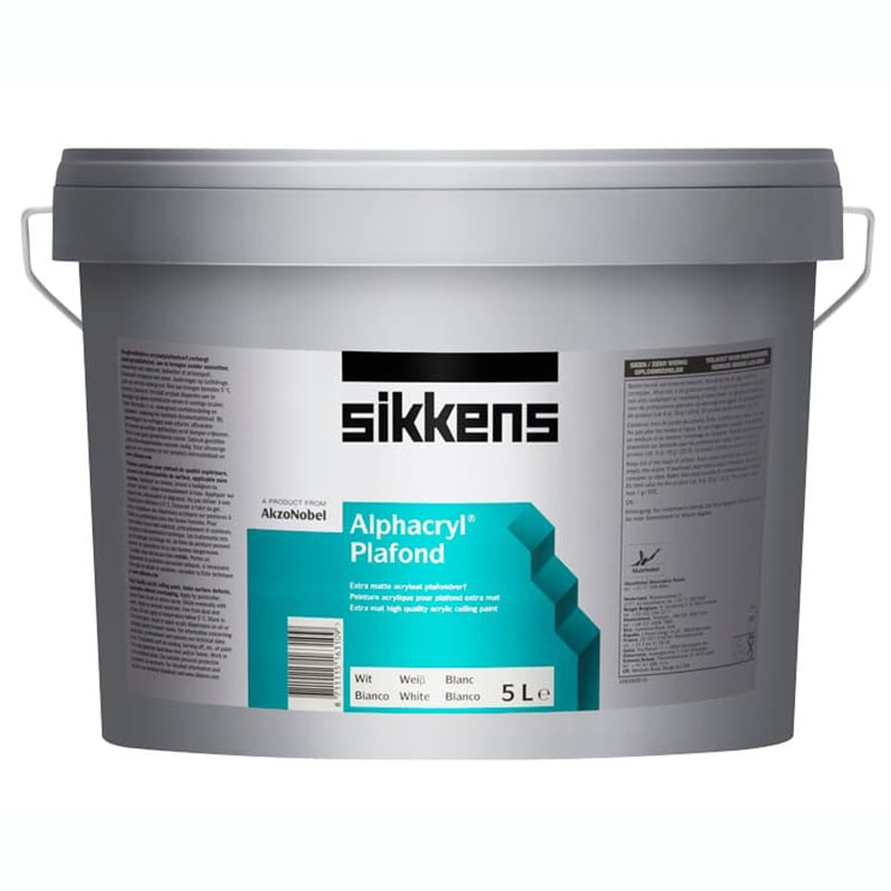 

Краска для стен и потолков Sikkens Alphacryl Plafond, Alphacryl Plafond