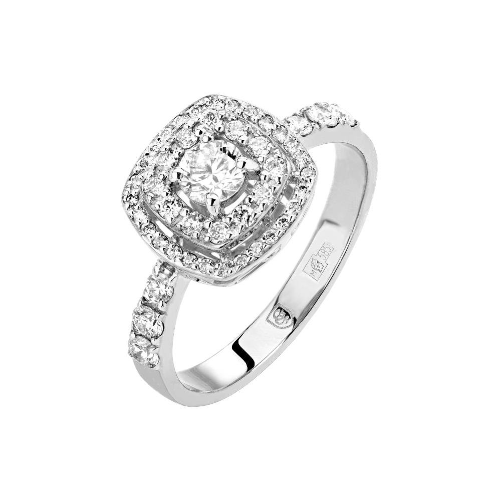 

Кольцо из золота с бриллиантом р.17,5 Эстет 01К6213233, 01К6213233