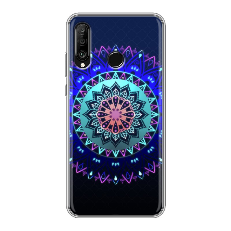 

Чехол на Хуавей Р30 лайт / Huawei P30 lite с рисунком и защитой камеры