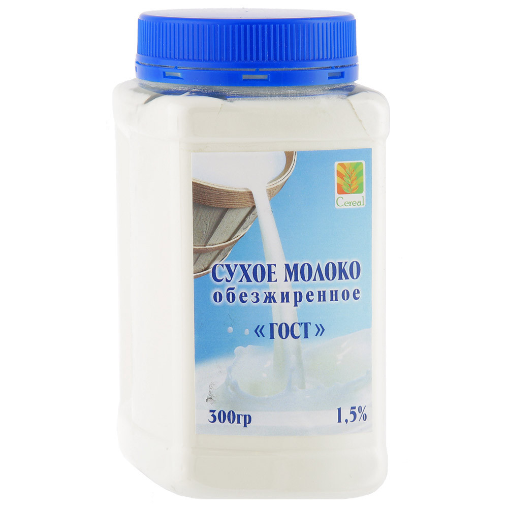 

Молоко сухое Cereal обезжиренное 1.5% 300 г