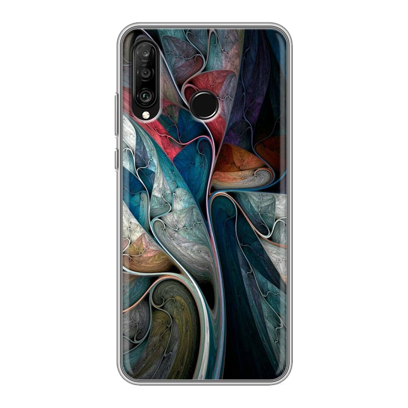 

Чехол на Хуавей Р30 лайт / Huawei P30 lite с рисунком и защитой камеры