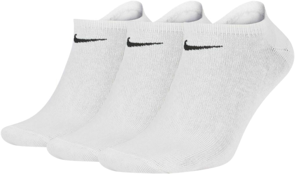 Комплект носков унисекс Nike U Lightweight No-Show Sock 3P белых L