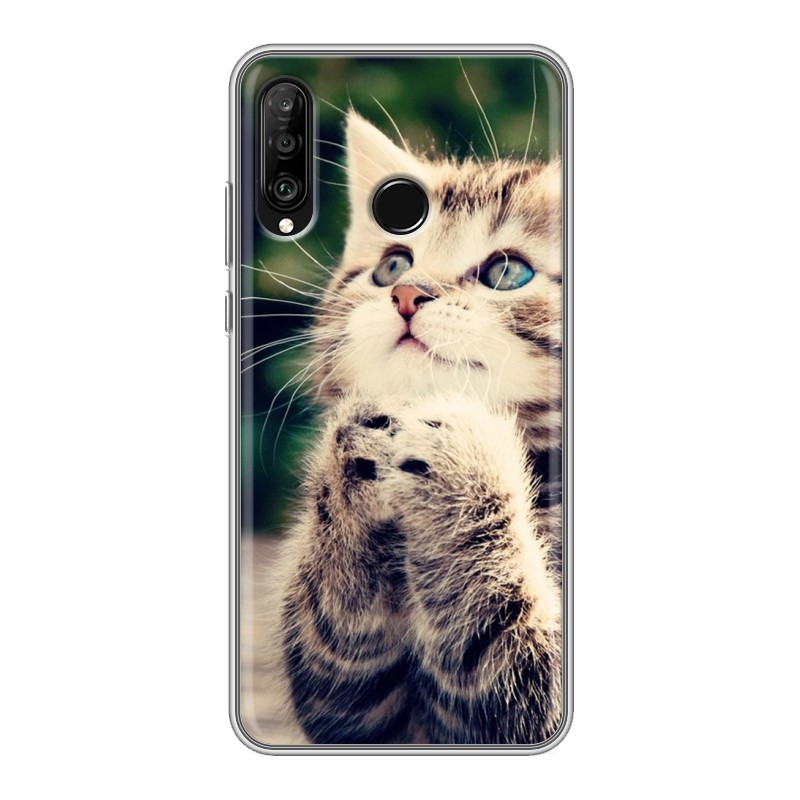 

Чехол на Хуавей Р30 лайт / Huawei P30 lite с рисунком и защитой камеры