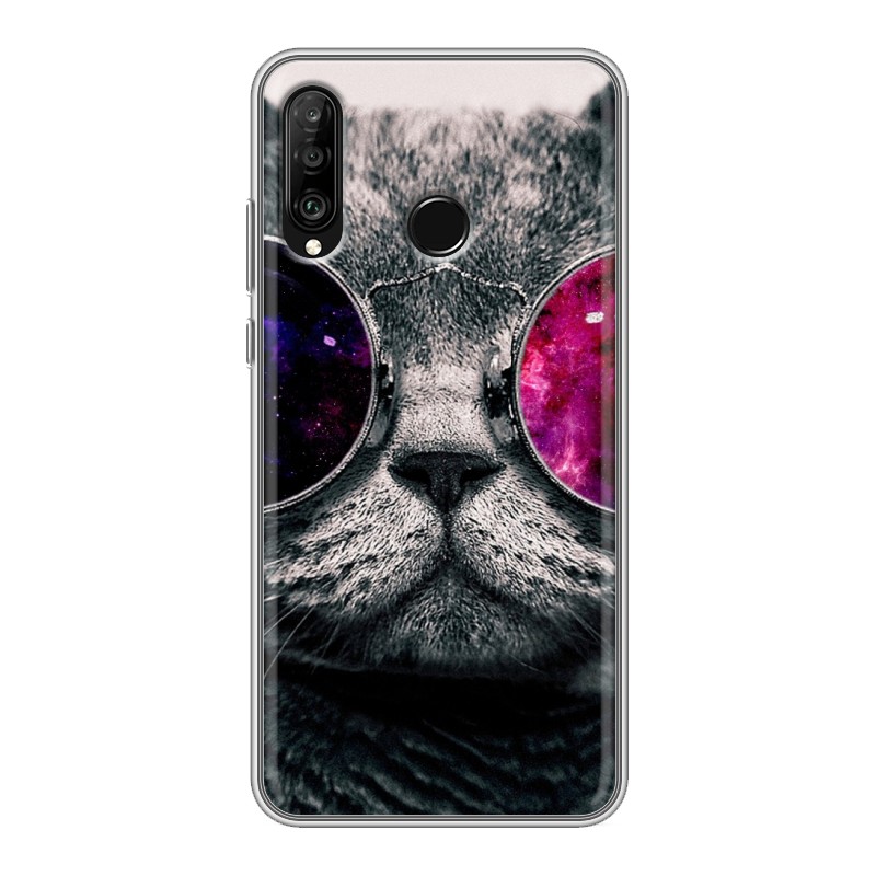 

Чехол на Хуавей Р30 лайт / Huawei P30 lite с рисунком и защитой камеры