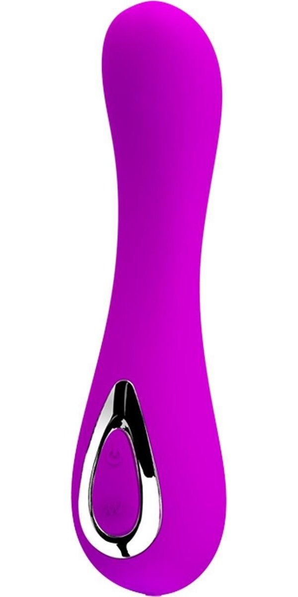 фото Перезаряжаемый вибромассажер с 10 функциями вибрации rush 14,5 см baile