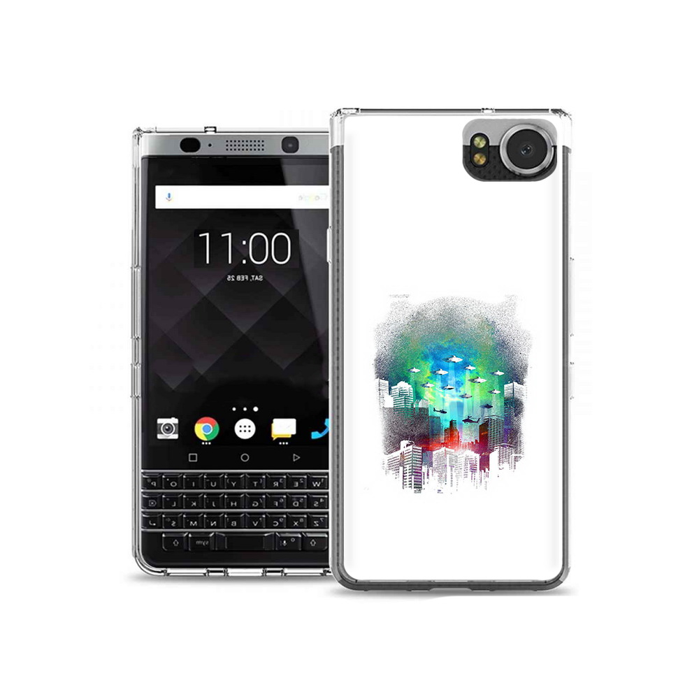 

Чехол MyPads Tocco для BlackBerry KeyOne город в свечении, Tocco