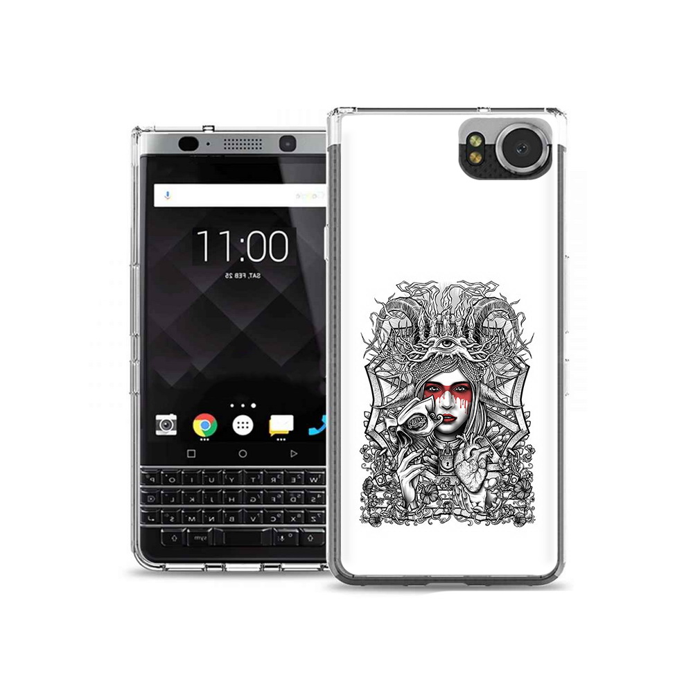 

Чехол MyPads Tocco для BlackBerry KeyOne грусная девушка, Tocco