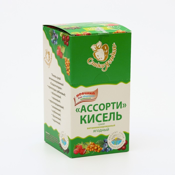 

Кисель сухой витаминизированный "Сладкая ягодка" Ассорти 20г