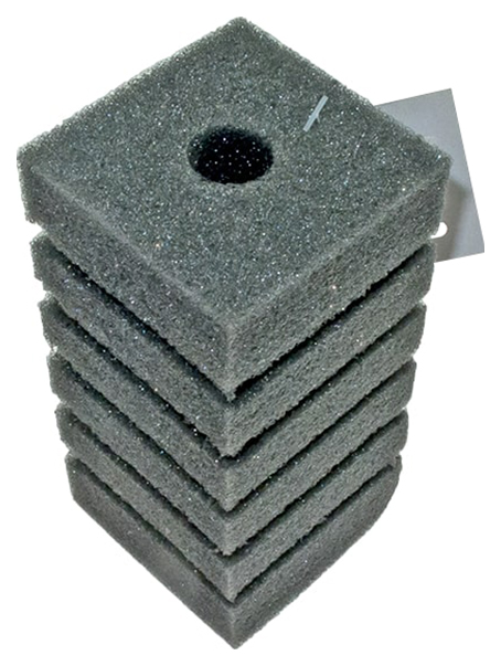 Фильтр для аквариума Борисюк, мелкопористый, 6х6х12 см