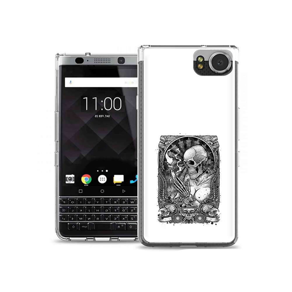 

Чехол MyPads Tocco для BlackBerry KeyOne девушка скелет, Tocco