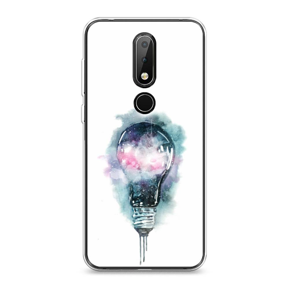 

Чехол на Nokia X6 "Волшебная лампа", Белый;серый, 121450-4