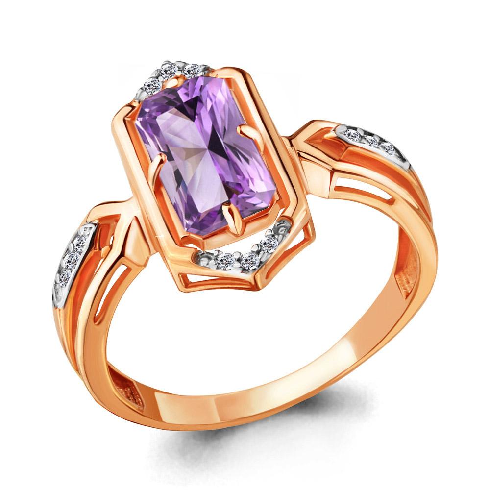 

Кольцо из серебра р. 17,5 AQUAMARINE 6913904А_925_з, 6913904А_925_з