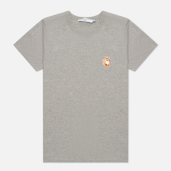 

Футболка женская Maison Kitsune HW00129KJ0008-H150 серая L, HW00129KJ0008-H150