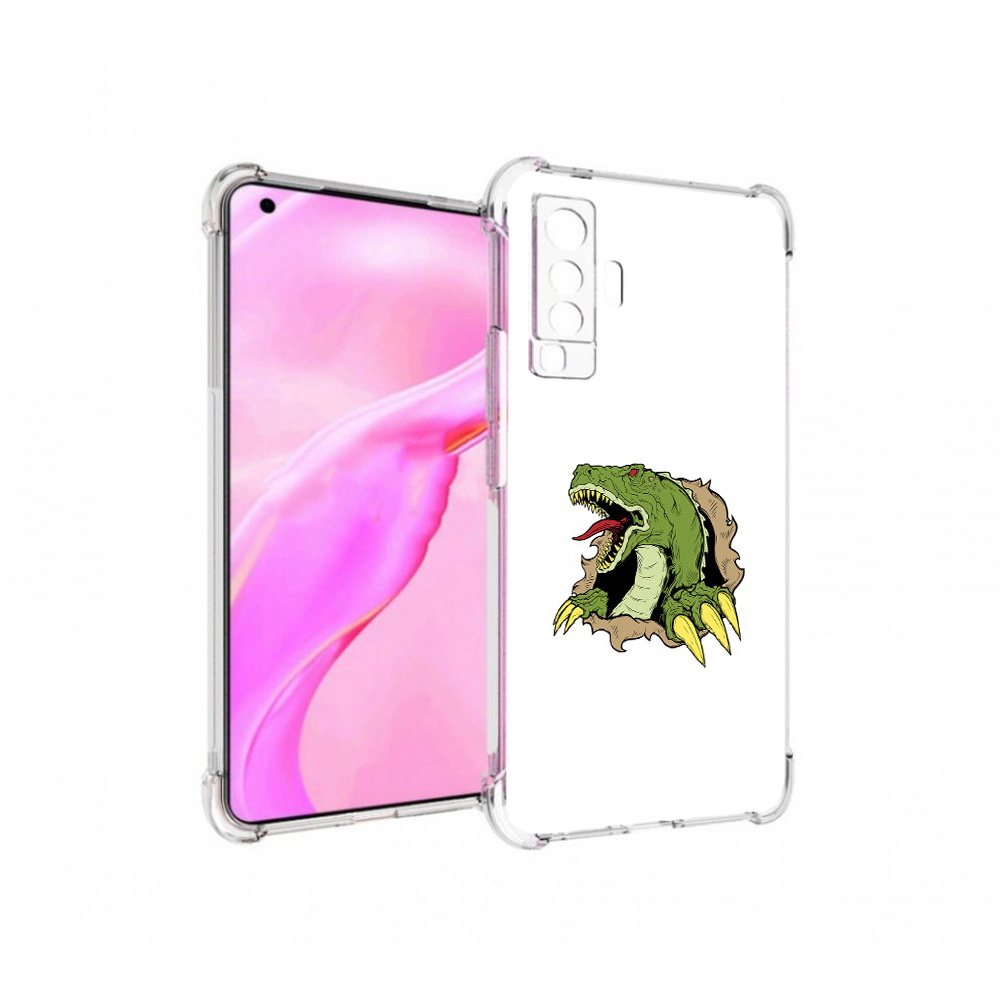 

Чехол MyPads Tocco для Vivo X50 годзила (PT226969.391.290), Прозрачный, Tocco
