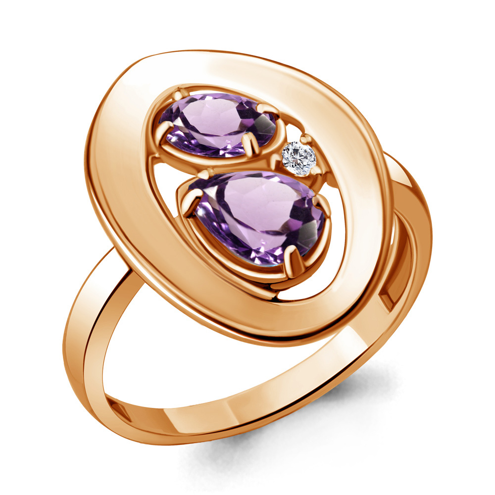 

Кольцо из серебра р. , AQUAMARINE 6918304А_925_з, 6918304А_925_з