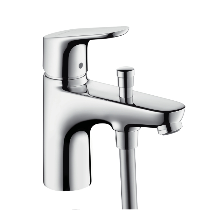 

Hansgrohe 31930000 Focus Смеситель для ванны/душа Monotrou , однорычажный, 1/2, хром, Серебристый